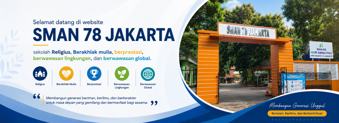 Selamat Datang di Web SMAN 78 JAKARTA